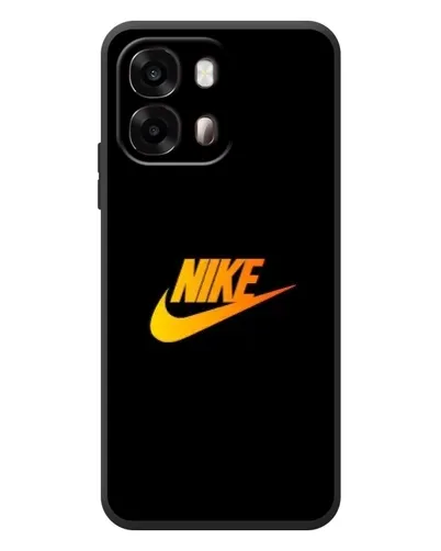 Чохол для OPPO A6s з картинкою «Золотий логотип Nike»