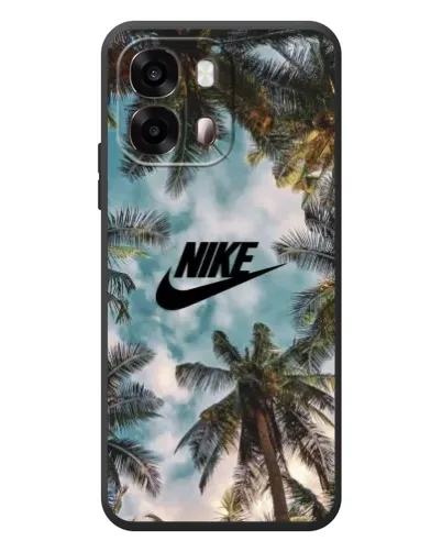 Чехол для OPPO A6s с картинкой «Тропический принт Nike» Чехол для OPPO A6s с картинкой «Тропический принт Nike»