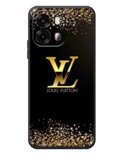 Чохол для OPPO A6s з картинкою «LV — золоті іскри»