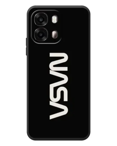 Чехол для OPPO A6s с картинкой «NASA — вертикальный логотип»