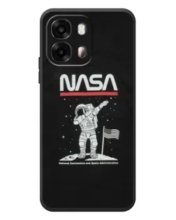 Чохол для OPPO A6s з картинкою «NASA — крокуємо по Місяцю» Чохол для OPPO A6s з картинкою «NASA — крокуємо по Місяцю»