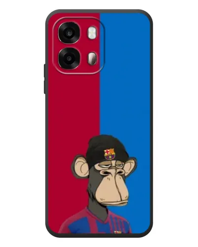 Чехол для OPPO A6s с картинкой «Bored Ape — фанат Барсы»