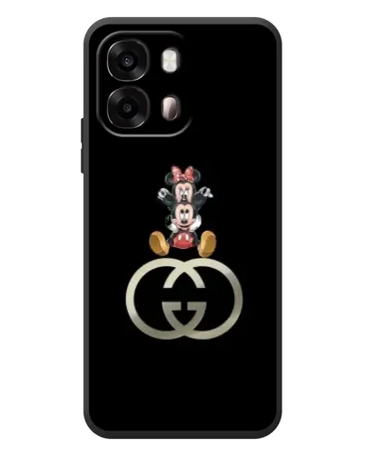 Чехол для OPPO A6s с картинкой «Минни Маус на лого»
