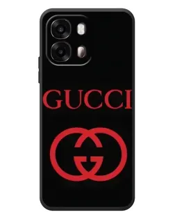 Чохол для OPPO A6s з картинкою «Gucci — червоний логотип»