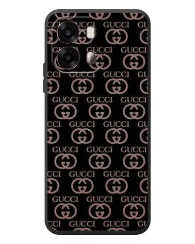 Чехол для OPPO A6s с картинкой «Классическая монограмма Gucci»