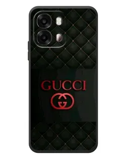Чохол для OPPO A6s з картинкою «Gucci — стьобаний чорний»