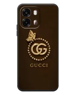 Чохол для OPPO A6s з картинкою «Gucci — золотий метелик»