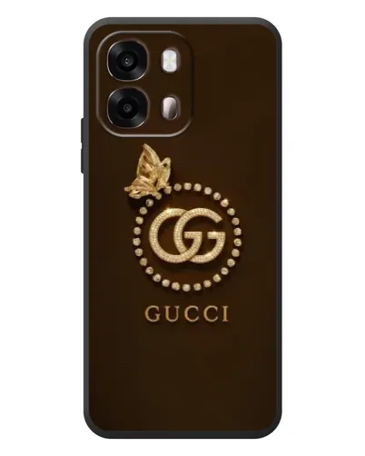 Чехол для OPPO A6s с картинкой «Gucci — золотая бабочка»