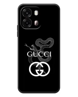 Чохол для OPPO A6s з картинкою «Gucci — срібна змія»