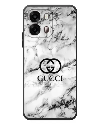 Чехол для OPPO A6s с картинкой «Gucci — мраморный шик»