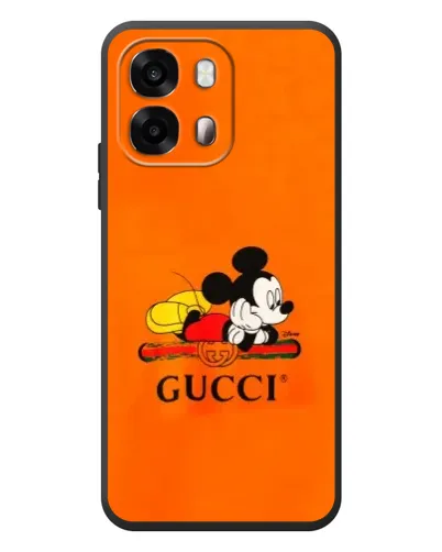 Чехол для OPPO A6s с картинкой «Микки Маус Gucci — оранж» Чехол для OPPO A6s с картинкой «Микки Маус Gucci — оранж»