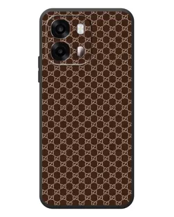 Чохол для OPPO A6s з картинкою «Gucci — шоколадна сітка»