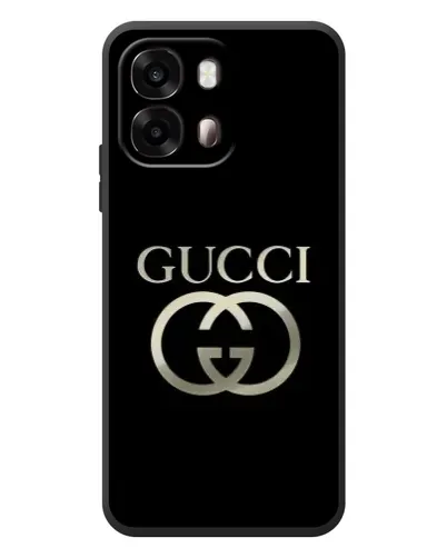 Чехол для OPPO A6s с картинкой «Gucci — золото на черном» Чехол для OPPO A6s с картинкой «Gucci — золото на черном»