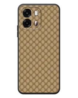 Чохол для OPPO A6s з картинкою «Gucci — класичний беж»