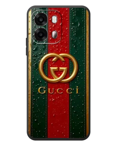 Чохол для OPPO A6s з картинкою «Gucci — фірмова смуга та золото» Чохол для OPPO A6s з картинкою «Gucci — фірмова смуга та золото»
