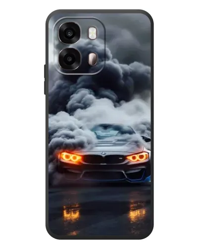 Чохол для OPPO A6s з картинкою «BMW у диму» Чохол для OPPO A6s з картинкою «BMW у диму»