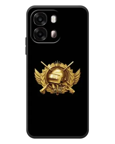 Чохол для OPPO A6s з картинкою «PUBG — помаранчевий градієнт»