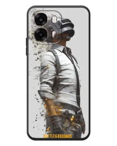 Чохол для OPPO A6s з картинкою «PUBG — боєць у пилу»
