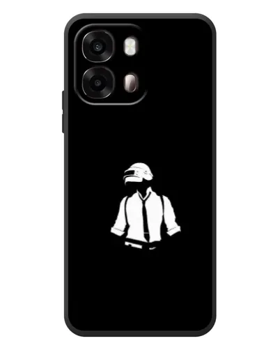 Чохол для OPPO A6s з картинкою «PUBG — білий шолом»