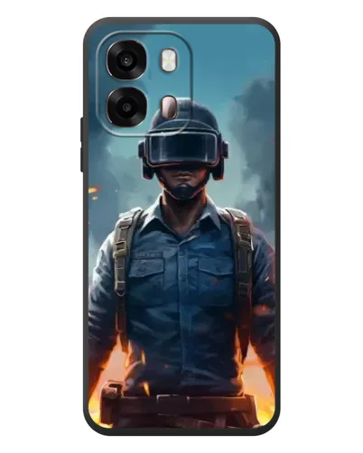 Чохол для OPPO A6s з картинкою «PUBG — реалістичний герой»