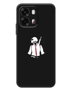 Чохол для OPPO A6s з картинкою «PUBG — силует воїна»