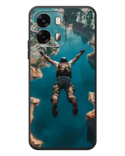 Чохол для OPPO A6s з картинкою «PUBG — вільне падіння»