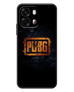 Чохол для OPPO A6s з картинкою «PUBG — золотий логотип»