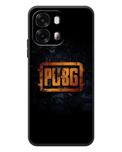 Чохол для OPPO A6s з картинкою «PUBG — золотий логотип»