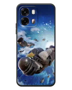 Чохол для OPPO A6s з картинкою «Десант PUBG — стрибок»