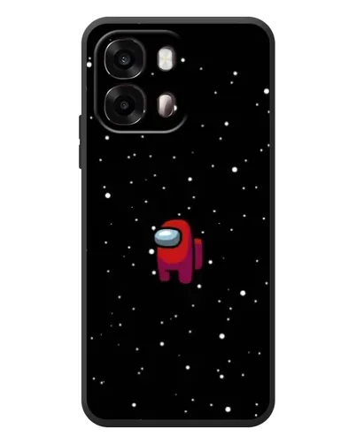 Чехол для OPPO A6s с картинкой «Красный Among Us»