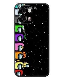 Чехол для OPPO A6s с картинкой «Команда Among Us»
