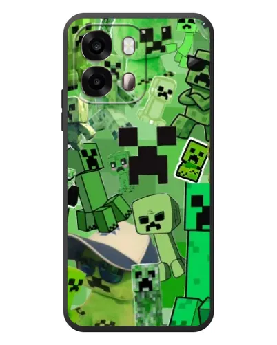 Чохол для OPPO A6s з картинкою «Кріпери Minecraft» Чохол для OPPO A6s з картинкою «Кріпери Minecraft»