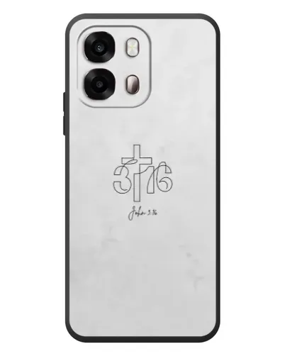 Чехол для OPPO A6s с картинкой «Иоанна 3:16 Крест»