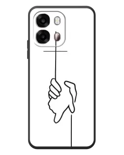 Чехол для OPPO A6s с картинкой «Рука держит» Чехол для OPPO A6s с картинкой «Рука держит»
