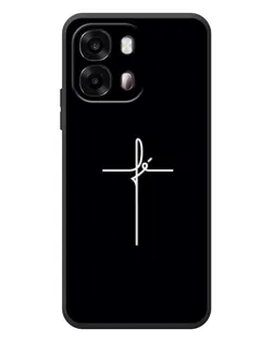 Чехол для OPPO A6s с картинкой «Тонкий крест»