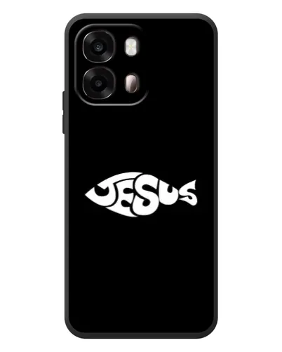 Чехол для OPPO A6s с картинкой «Рыба Jesus» Чехол для OPPO A6s с картинкой «Рыба Jesus»