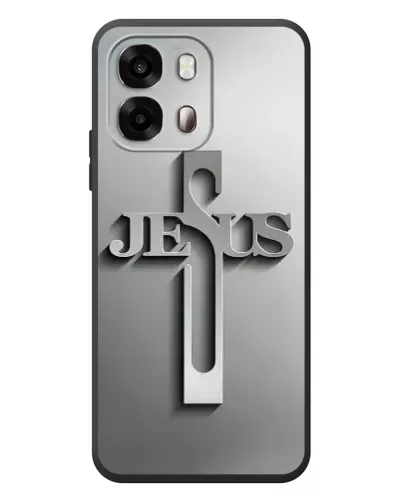 Чехол для OPPO A6s с картинкой «Металлический крест Jesus» Чехол для OPPO A6s с картинкой «Металлический крест Jesus»