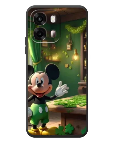 Чехол для OPPO A6s с картинкой «Микки в мастерской»