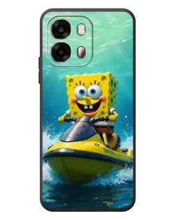 Чехол для OPPO A6s с картинкой «Спанч Боб на гидроцикле» Чехол для OPPO A6s с картинкой «Спанч Боб на гидроцикле»