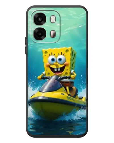 Чехол для OPPO A6s с картинкой «Спанч Боб на гидроцикле» Чехол для OPPO A6s с картинкой «Спанч Боб на гидроцикле»