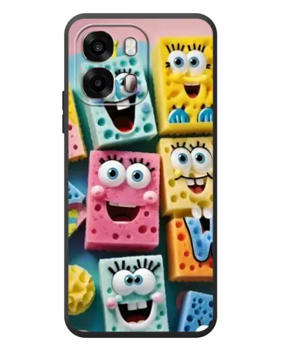 Чехол для OPPO A6s с картинкой «Цветные губки» Чехол для OPPO A6s с картинкой «Цветные губки»