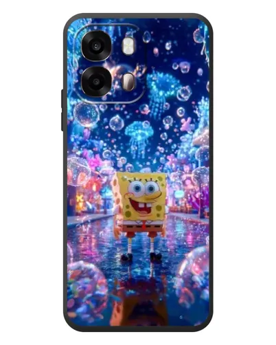 Чехол для OPPO A6s с картинкой «Неоновый океан» Чехол для OPPO A6s с картинкой «Неоновый океан»
