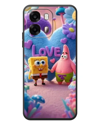 Чехол для OPPO A6s с картинкой «Губка Боб Патрик» Чехол для OPPO A6s с картинкой «Губка Боб Патрик»