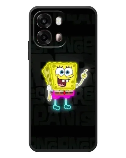 Чехол для OPPO A6s с картинкой «Неоновый Губка Боб» Чехол для OPPO A6s с картинкой «Неоновый Губка Боб»