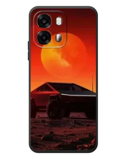 Чохол для OPPO A6s з картинкою «Cybertruck на Марсі»