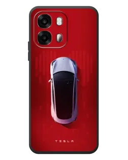 Чохол для OPPO A6s з картинкою «Tesla Top View»