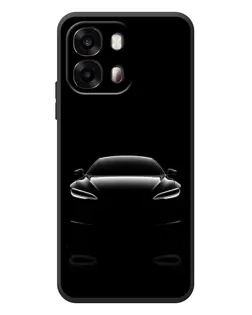Чохол для OPPO A6s з картинкою «Силует Tesla Night»