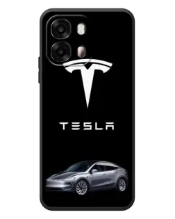 Чохол для OPPO A6s з картинкою «Tesla Model Y»