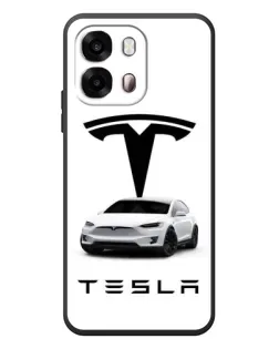 Чохол для OPPO A6s з картинкою «Tesla White Style»