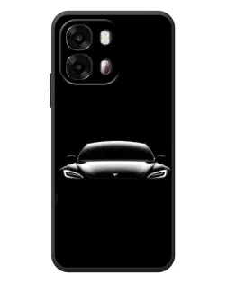Чохол для OPPO A6s з картинкою «Фари Tesla Night»